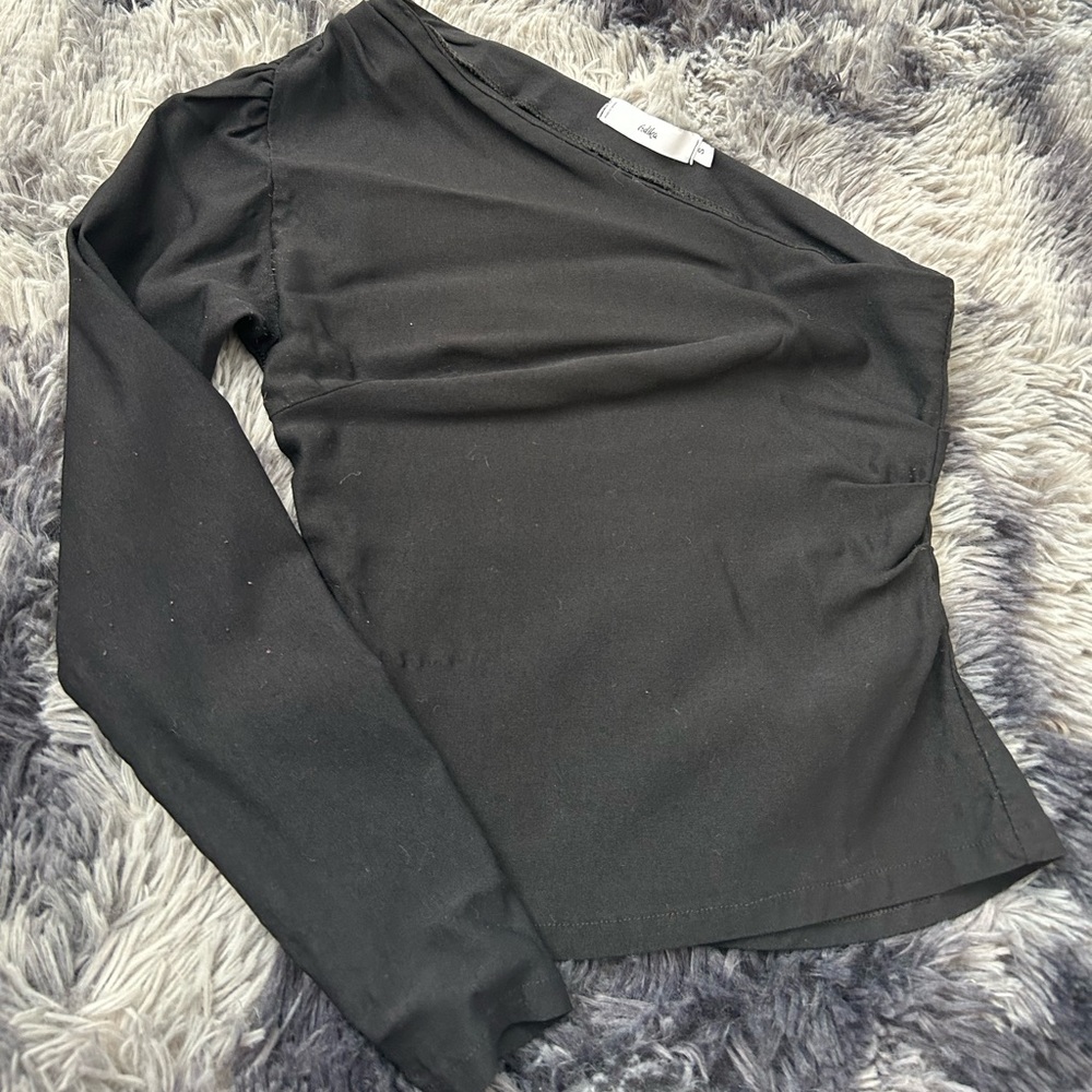 Edikted One Shoulder Black Long Sleeve